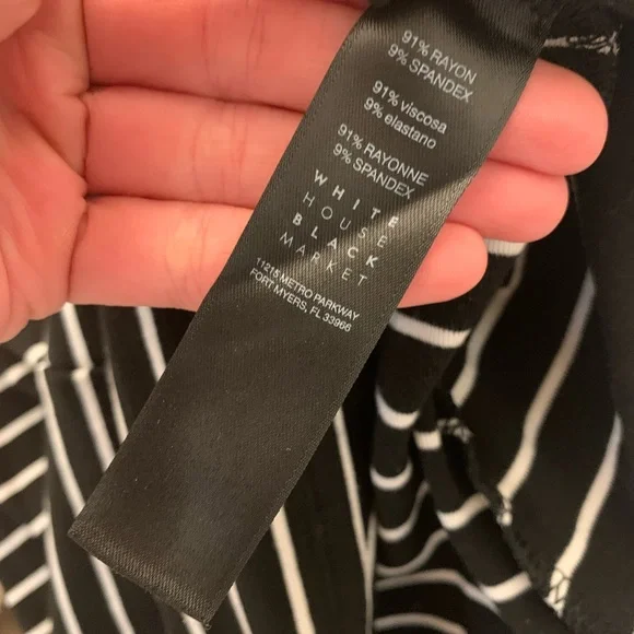 Striped White House Black Market Dress - Picture 5 of 5